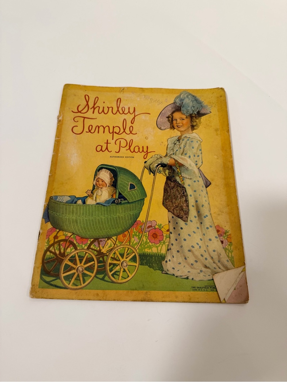 Vintage Shirley Temple at Play Illustrated Children's Book – Saalfield Publishin